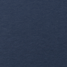 Brushed joggingstof: jeansblauw (Swafing kleur 744), per 25 cm