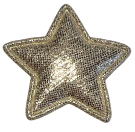 Applicatie shiny sterretje 34 mm goud