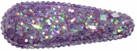 Kniphoesje glitter lila, 55 mm