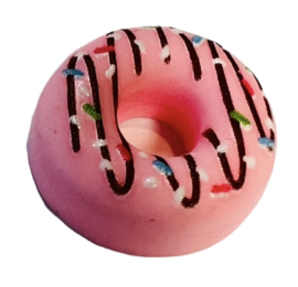 Flatback donut roze 18 mm