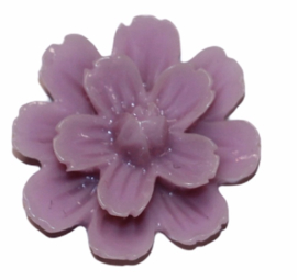 Flatback bloem  22 mm lila