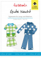 Farbenmix papier patroon Gute Nacht kinderpyjama 86/92 - 146/152