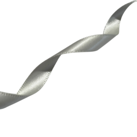 Satijnlint 10 mm neon crème, per meter