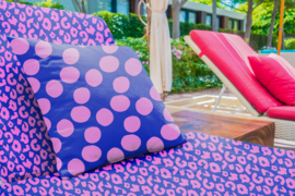 Geweven polyester: Colourful Collection by Cherry Picking, per 25 cm