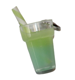 Summer drinks groen met haakje 19x13 mm