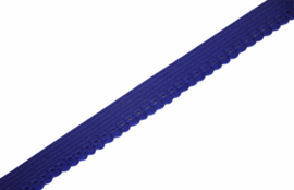 Elastisch kantje kobaltblauw 10 mm, per 0,5 meter