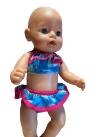 Bikini met roezel babyborn pop 43 cm