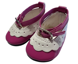 Ballerina fuchsia/wit met bandje voor babyborn