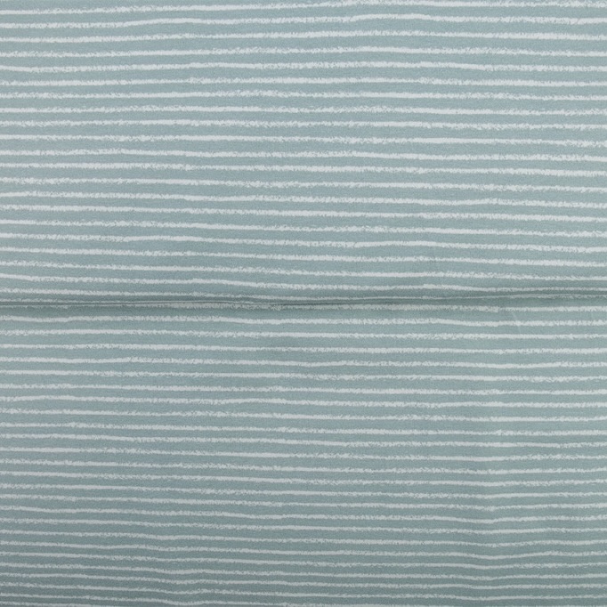 Tricot: striped blue/white, per 25 cm