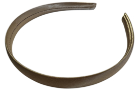 Haarband 15 mm satijn, beige