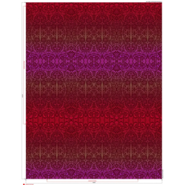 Tricot Baroliah red, per 25 cm