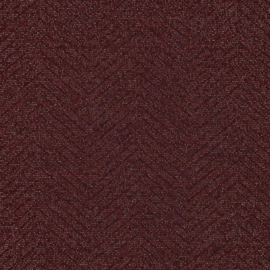 Metallic Chevron jacquard bordeauxrood, per 25 cm