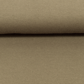 Brushed joggingstof: camel (Swafing kleur 673), per 25 cm