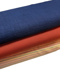 Always a good color, soepele linnen-look stof (Editex) per 25 cm