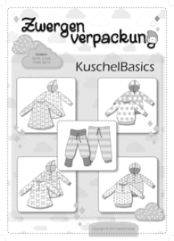 Farbenmix papier patroon  Kuschelbasics maat 50 - 92