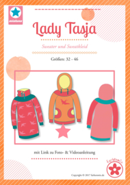 Farbenmix naaipatroon lady Tasja Sweater - sweaterjurk 32-46