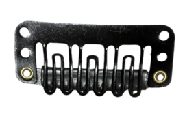 Anti slip haarclipje zwart 32 mm