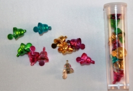 Kerst klokjes 15mm, 10 stuks