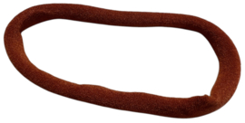 Elastisch haarbandje nylon roestbruin, soepel