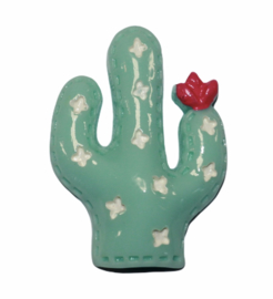 Flatback cactus blauw  21x29 mm