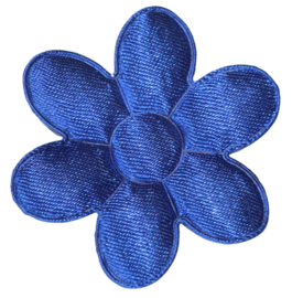 Bloem applicatie satijn effen kobalt blauw 45 mm