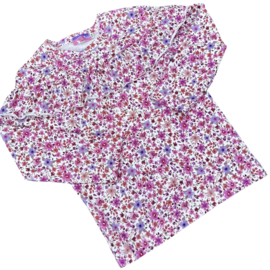 Tricot: flowers digital fuchsia, per 25 cm
