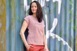 Farbenmix papier naaipatroon LaBreton Summer Tee maat 32-46