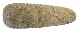 Kniphoesje teddy licht beige 55mm x 20mm