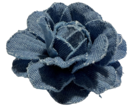 Stoffen bloem lichtblauwe jeans 7,5 cm