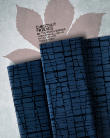French Terry tricot: CHESTNUT FRIENDS  by Thorsten Berger, per 25 cm
