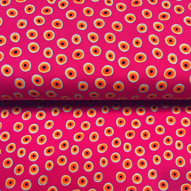 Tricot: Fishy dots, per 25 cm