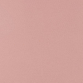 French terry tricot: effen licht oudroze (Swafing kleur 435 herfst/winter 21/22 ) per 25 cm