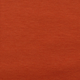 French terry tricot: terracotta (Swafing kleur 712), per 25 cm