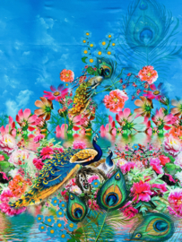 Panel digitale tricot: Summer paradise 120x150 cm Stenzo