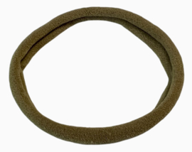 Elastisch haarbandje nylon beige, soepel