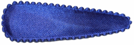 kniphoesje satijn effen kobaltblauw 5 cm