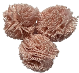 Pom pom fluffy 15 mm oudroze