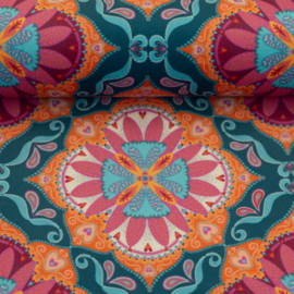 Velvet: Boho velvet by Bienvenido Colorido (Swafing), per 25 cm