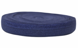 Elastisch band marineblauw 16 mm per 0,5 meter