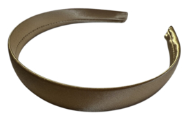 Haarband 20 mm satijn, beige