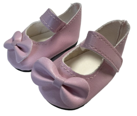 Ballerina lichtroze met bandje en strikje voor babyborn
