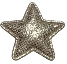Applicatie shiny sterretje 25 mm light gold