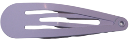 Klik-klak haarspeldje lila 5 cm, per stuk