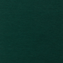 Brushed joggingstof: donkergroen (Swafing kleur 563, kleur herfst/winter 22-23), per 25 cm