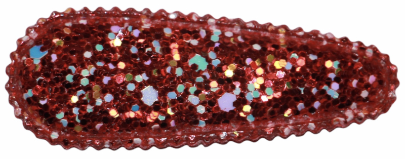 Kniphoesje rood met glitters, 55 mm