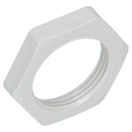 Wartel IP68 lichtgrijs Polyamide slagvast M20 met moer