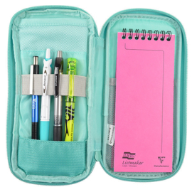 SMART FIT Double Pen Case Pen Etui Groot - Groen