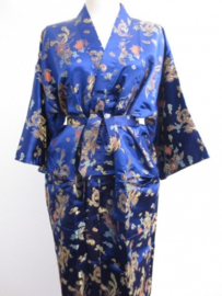 Kimono Lang Dragon/Phoenix  Donker blauw