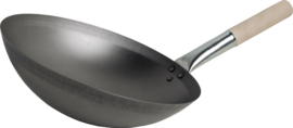 Wok pan flat bottom Ø32.5 cm