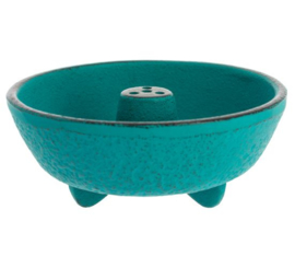 Incense Burner Iwachu Fontain Turquoise Ø8.3xH3.1 cm